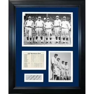 imageHOFSMCOM Hall of Fame Sports Memorabilia Framed 1927 Murderers Row World Series Champions Facsimile Laser Engraved Signature Auto 11quotx14quotBaseball Photo Sig Collage