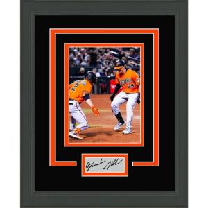 imageHOFSMCOM Hall of Fame Sports Memorabilia Framed Gunnar Henderson Adley Rutschman Dual Facsimile Laser Engraved Signature Auto Baltimore Orioles 11x14 Baseball Photo