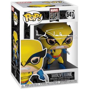 imageHugh Jackman Wolverine 547 First Appearance Facsimile Signed Reprint Laser Autographed Funko POP Movies Marvel Figurine with Protector Case