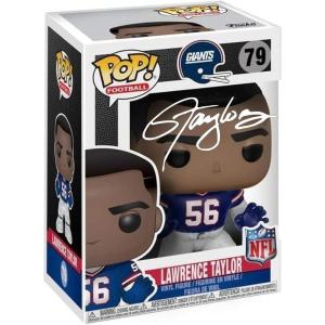 imageLawrence Taylor 79 Facsimile Signed Reprint Laser Autographed Funko POP Football NFL Legends New York Giants Figurine with Protector Case