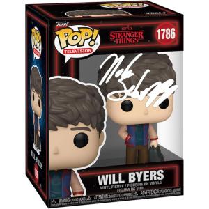 imageNoah Schnapp Will Byers 1786 Stranger Things Season 5 Facsimile Signed Reprint Laser Autographed Funko POP TV Figurine with Protector Case