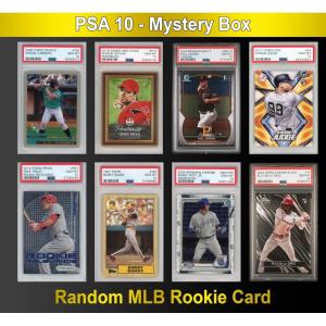imagePSA 10 Graded Random MLB Baseball Rookie Card Mystery Box