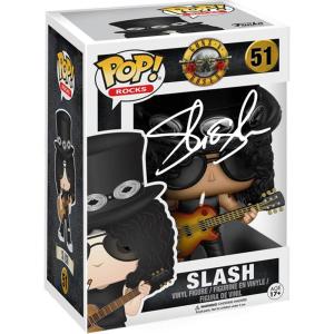 imageSlash 51 Guns N Roses Facsimile Signed Reprint Laser Autographed Funko POP Rocks Figurine with Protector Case