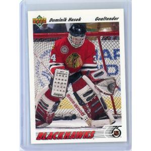 imageVintage 1991 Upper Deck Dominik Hasek 335 Rookie RC Hockey Card