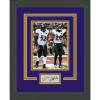 imageFramed Ray Lewis and Ed Reed Facsimile Laser Engraved Signature Auto Baltimore Ravens 11x14 Football Photo
