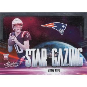 image2024 Panini Absolute Drake Maye SGDME Star Gazing New England Patriots Rookie RC Football Card