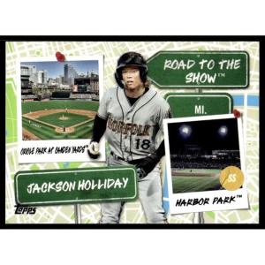 image2024 Topps Pro Debut Jackson Holliday RTTS9 Road to the Show Baltimore Orioles Rookie RC Baseball Card
