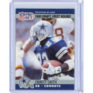 imageVintage 1990 Pro Set Emmitt Smith 685 Rookie RC Football Card