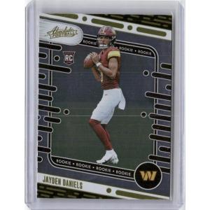 imageVintage 2024 Panini Absolute Gold Foil Jayden Daniels 102 Rookie RC Football Card