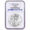 imageHall of Fame Sports Memorabilia  2007 W America Silver Eagle Early Release 1 NGC MS70  The Perfect Coin