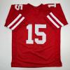 imageFacsimile Autographed Dylan Raiola Nebraska Red Reprint Laser Auto College Football Jersey Size Mens XL