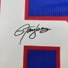 imageFacsimile Autographed Lawrence Taylor New York Blue Reprint Laser Auto Football Jersey Size Mens XL