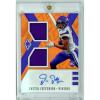 image2020 Panini Phoenix Rookie Dual Jersey Auto Orange Justin Jefferson RDAJJ 50 Rookie Patch Autograph RPA Rookie RC Football Card