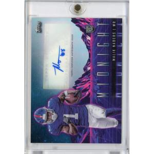 image2024 Topps Midnight Malik Nabers RHSMN Horizons Autograph Rookie RC Football Card