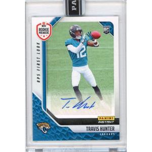 image2025 Panini Instant NFL Travis Hunter 35 RPS First Look Auto Rookie RC Football Card