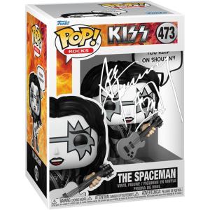 imageAce Frehley The Spaceman 473 Sayings You Keep on Shoutin KISS Facsimile Signed Reprint Laser Autographed Funko POP Rocks Figurine with Protector Case