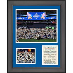imageFramed Los Angeles Dodgers 2025 Back to Back World Series Champions 11quotx14quot Baseball Three Photo Collage