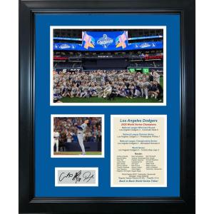imageFramed Los Angeles Dodgers 2025 Back to Back World Series Champions Shohei Ohtani Yoshinobu Yamamoto Roki Sasaki MVP Facsimile Laser Engraved Signature Auto 11quotx14quot Baseball Photo Sig Collage