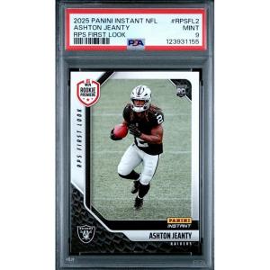 imageGraded 2025 Panini Instant Ashton Jeanty RPSFL2 RPS First Look Rookie RC Football Card PSA 9 Mint