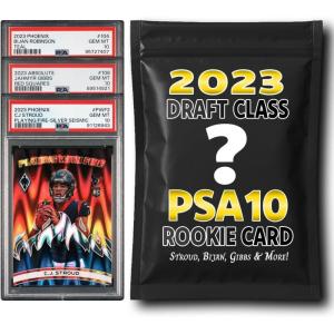 imagePSA 10 Graded 2023 NFL Rookie Card Mystery Pack Bijan Gibbs Njigba ampamp More