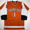 imageAutographedSigned Bernie Parent Philadelphia Orange Hockey Jersey JSA COA