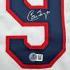 imageAutographedSigned Carlos Baerga Cleveland White Baseball Jersey Beckett BAS COA
