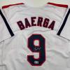 imageAutographedSigned Carlos Baerga Cleveland White Baseball Jersey Beckett BAS COA