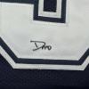 imageAutographedSigned DeMarvion Overshown Dallas Blue Football Jersey JSA COA