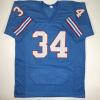 imageAutographedSigned Earl Campbell HOF 91 Houston Blue Stat Football Jersey JSA COA