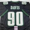 imageAutographedSigned Jordan Davis Philadelphia Black Football Jersey JSA COA