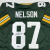 imageAutographedSigned Jordy Nelson Green Bay Green Football Jersey JSA COA