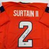 imageAutographedSigned Patrick Surtain II Denver Orange Football Jersey JSA COA 2
