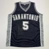 imageAutographedSigned Stephon Castle San Antonio Black Basketball Jersey JSA COA