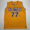 imageFacsimile Autographed Luka Doncic Los Angeles LA Yellow Reprint Laser Auto Basketball Jersey Size Mens XL