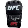 imageAutographedSigned Alex quotPoatanquot Pereira UFC MMA Black Fighting Glove Beckett BAS COA