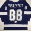 imageAutographedSigned Andrei Vasilevskiy Tampa Bay Blue Hockey Jersey PSADNA COA