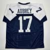 imageAutographedSigned Brandon Aubrey Dallas Thanksgiving Day Football Jersey Beckett BAS COA