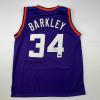 imageFacsimile Autographed Charles Barkley Phoenix Purple Reprint Laser Auto Basketball Jersey Size Mens XL
