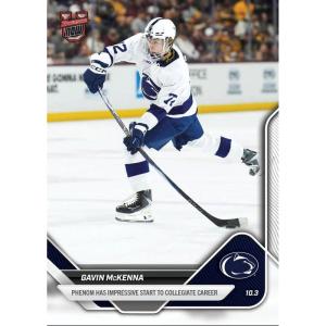 image2025 Topps Bowman U Now Gavin McKenna 1 Phenom Has Impressive Start to Collegiate Career Penn State Nittany Lions Rookie RC Hockey Card