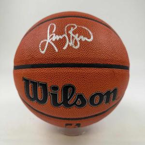 imageAutographedSigned Larry Bird Boston Celtics Full Size Wilson Basketball JSA COA