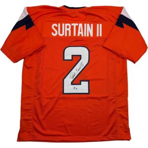 imageAutographedSigned Patrick Surtain II Denver Orange Football Jersey JSA COA 2