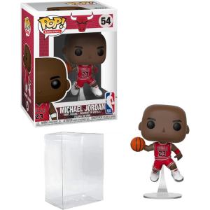 imageMichael Jordan 54 Funko POP Basketball NBA Chicago Bulls Figurine with HOFSM Protector Case