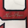 imageAutographedSigned Fred Lynn Boston White Baseball Jersey JSA COA