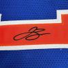 imageFacsimile Autographed Jalen Brunson New York Blue Reprint Laser Auto Basketball Jersey Size Mens XL