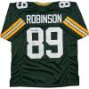 imageAutographedSigned Dave RobinsonquotHOF 13quot Green Bay Green Football Jersey JSA COA
