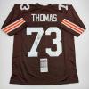 imageAutographedSigned Joe Thomas Cleveland Brown Football Jersey JSA COA