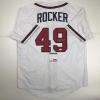 imageAutographedSigned John Rocker Atlanta White Baseball Jersey PSADNA COA
