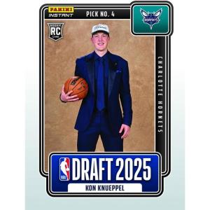 image2025 Panini Instant NBA Kon Knueppel 4 Draft Night Charlotte Hornets Rookie RC Basketball Card