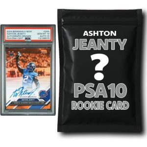 imageAshton Jeanty PSA 10 Graded Football Rookie Card Mystery Pack
