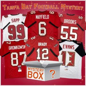 imageAutographedSigned Tampa Bay Football Jersey Mystery Box with PSA JSA or Beckett COA